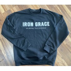Iron Grace  Crewneck With Chenille Patch
