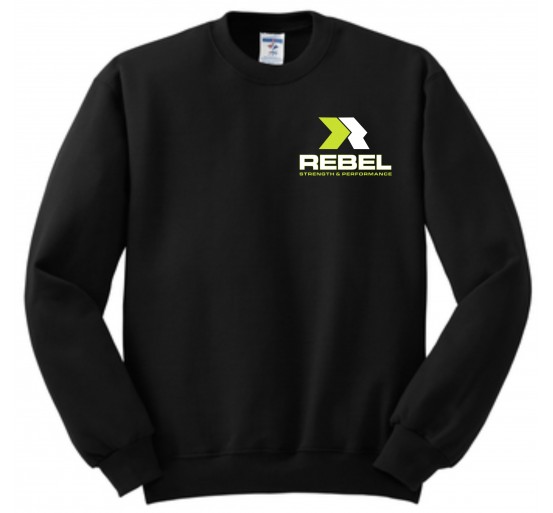 Rebel Strength & Performance Embroidered Crewneck Sweatshirt